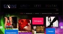 Desktop Screenshot of crystalnightclub.com.br
