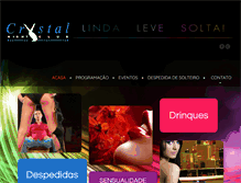 Tablet Screenshot of crystalnightclub.com.br